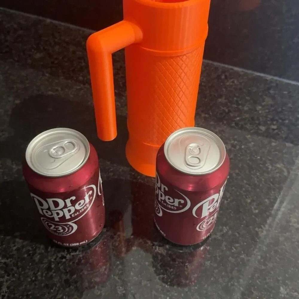3D Printed Multi Can Holder - 2 Cans at a time.